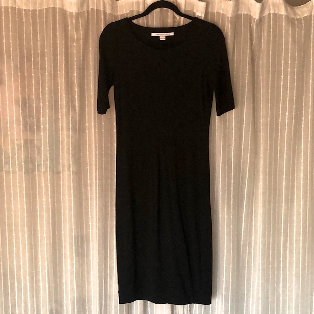 Diane con Furstenberg Black Sheath Dress